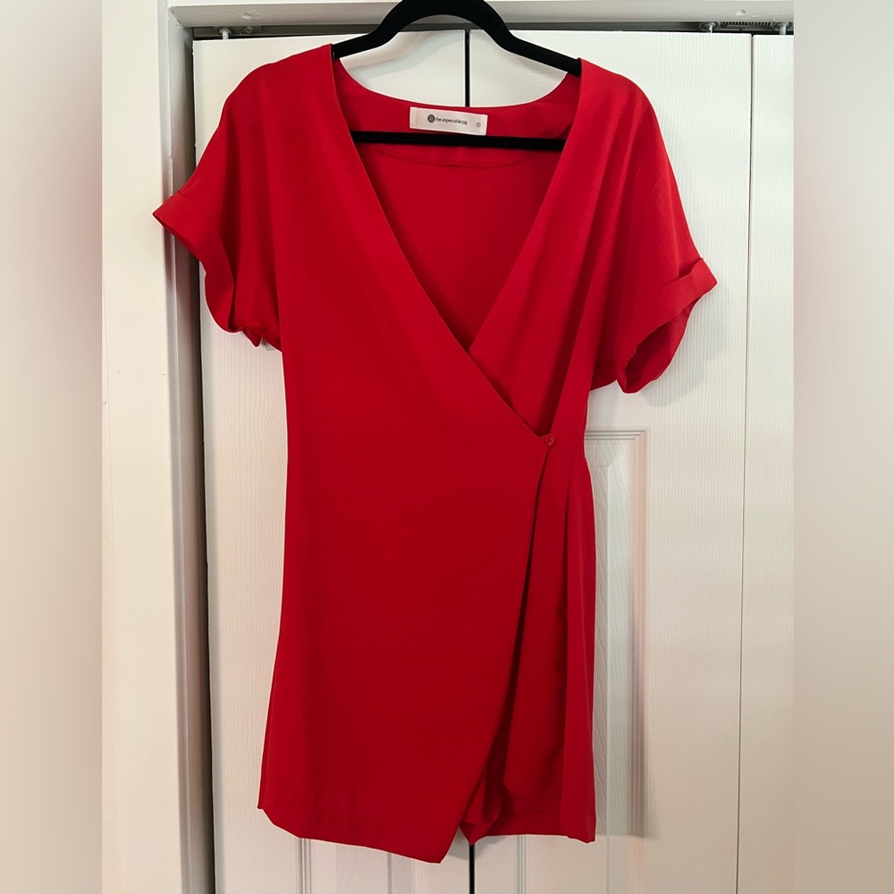 The Impeccable Pig Wrap Romper